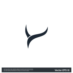 devil horn simple design element