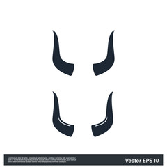 devil horn simple design element