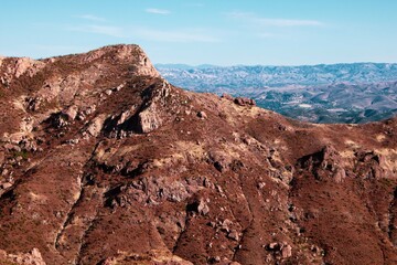 Cliff at Sandstone Peak Trail