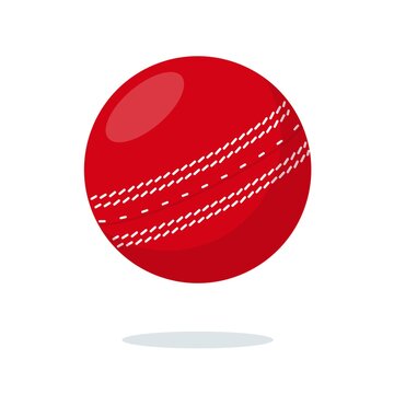Red Ball for paying Cricket sport game.