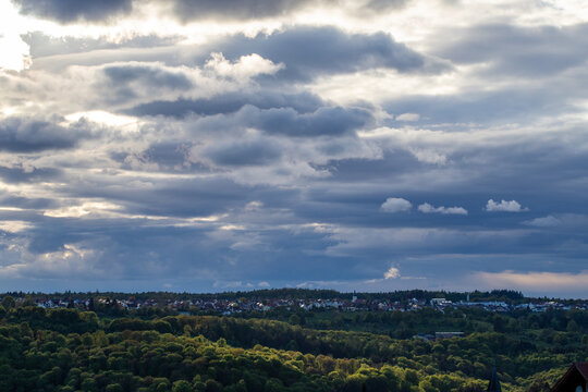 Blick von Hegenlohe nach Baltmannsweiler