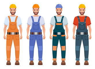 Man worker vector design illustration isolated on white background