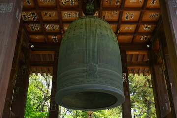Daibonsho (Big Bell) at Zojoji Temple in Japan - 日本 東京 増上寺 鐘楼堂