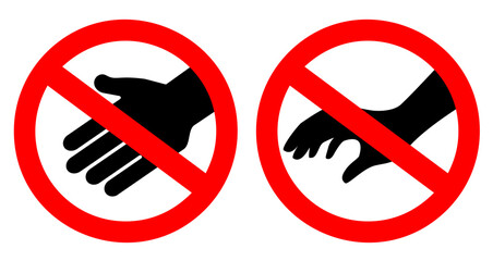 Do not touch vector sign - obrazy, fototapety, plakaty