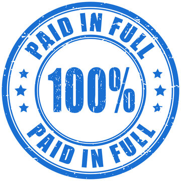 Paid In Full Stamp Images – Browse 638 Stock Photos, Vectors, and