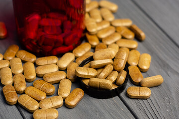 vitamins and dietary supplements for the health of the body 