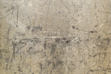 Aluminum old surface with scratches for the background