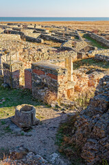 Roman ruins of Histria citadel - Romania