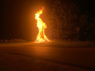 fire in the night