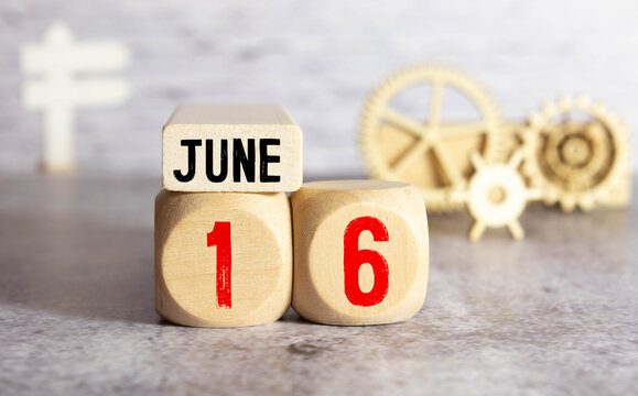 June 16 Calendar. Part of a set, concept