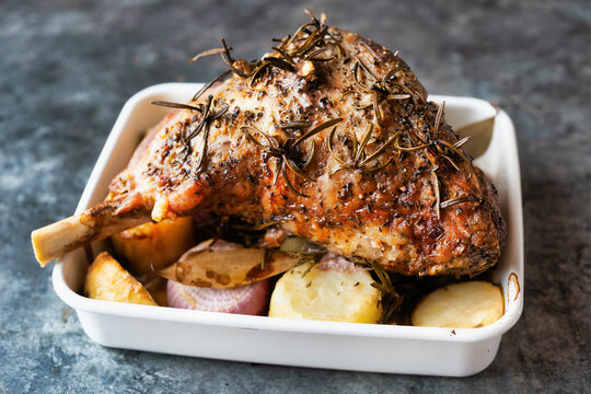 Roasted Lamb Leg