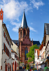 Oppenheim am Rhein, Marktplatz und Katharinenkirche