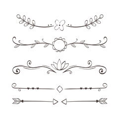 dividers ornamental flourishes