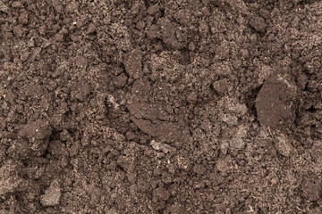 Brown empty soil ground texture background