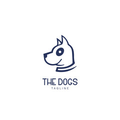Obraz premium Dog Logo Symbol Design Template Flat Style Vector