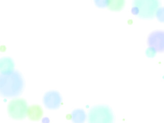 ふんわりドットのイラストフレーム