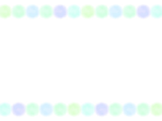 ふんわりドットのイラストフレーム