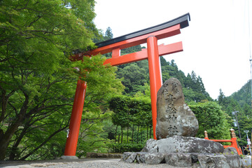 貴船神社　一の鳥居　京都市左京区