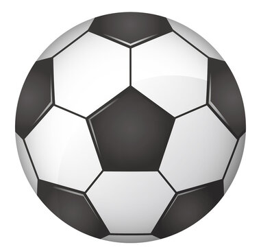 サッカーボールのイメージイラスト（ベクター画像）
