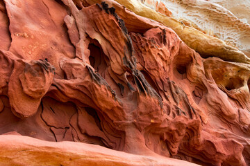 Photo 03 - Drawings caused by wind erosion on the rock - Vale do Catimbau