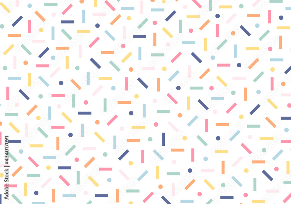 Poster small, elongated particles form a regular pattern. simple pattern design template.