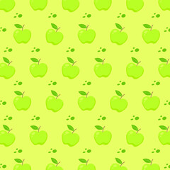 Seamless Pattern of Apple