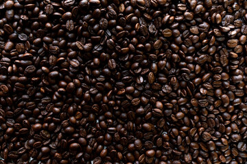 Roasted coffee beans arabica home made