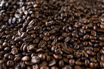 Roasted coffee beans arabica home made