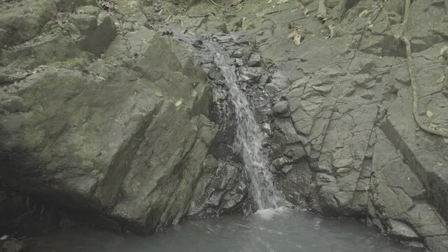 water flowing into the water