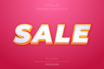 Sale Modern Editable Text Effect Font Style