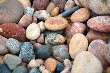 stones on the beach