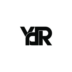 ydr letter original monogram logo design