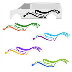 Vehicle Graphics, Stripe : Vinyl Ready Design