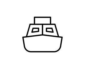 Ship line icon