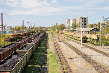 Fototapeta na wymiar Abandoned Railway