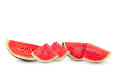 watermelon fruit on white background