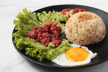 Freshly cooked Filipino food called Tocilog