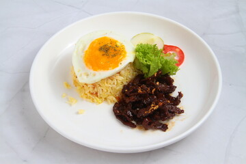 Freshly cooked Filipino food called Tapsilog