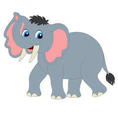 Elephant icon. Isolated vector, transparent, illustration graphic design