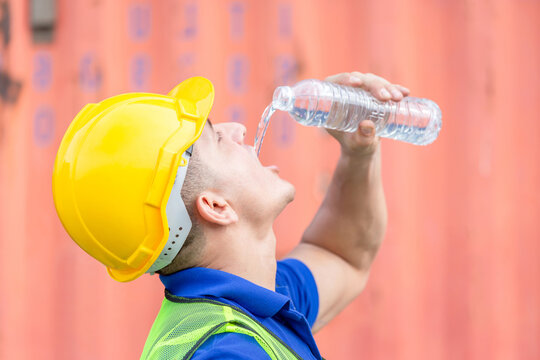 drinking water hat