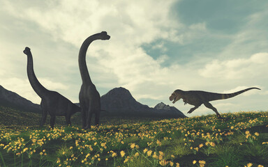 Attack brachiosaurus © allvision