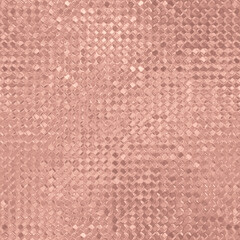 Rose gold foil seamless pattern, pink golden glitter texture