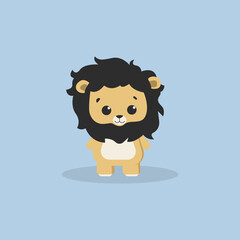 Obraz na płótnie Canvas Illustration vector graphic cute lion mascot
