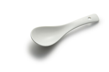 spoon with clipping path on white background