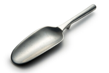 empty metal scoop