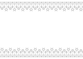 Seamless frame material with lace motif illustration (vector, cut out)