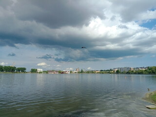 Fototapeta premium Ciuperca lake in Tulcea, Romania