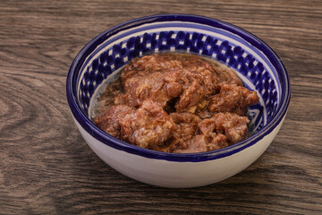 Gurmet venison stew with spices
