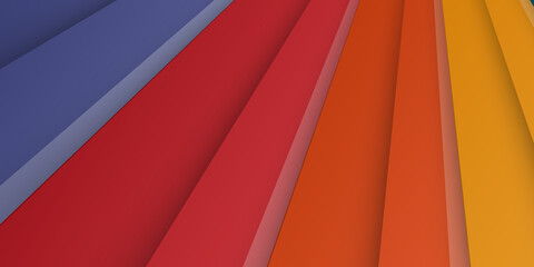 Colorful abstract contrast background with blue red yellow red and orange gradient color