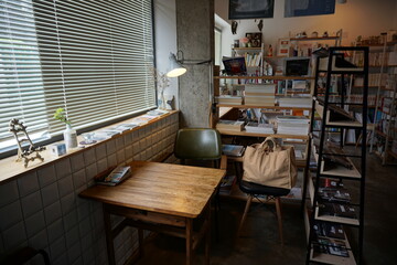 interior of a cafe